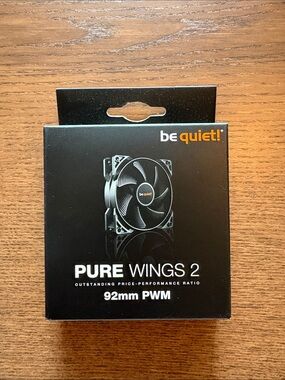 be quiet! Pure Wings 2 92mm PWM Fan - Black - New-in-box